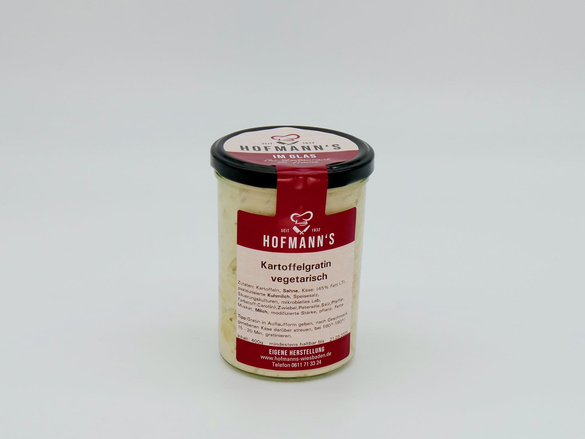 Kartoffelgratin (vegetarisch)