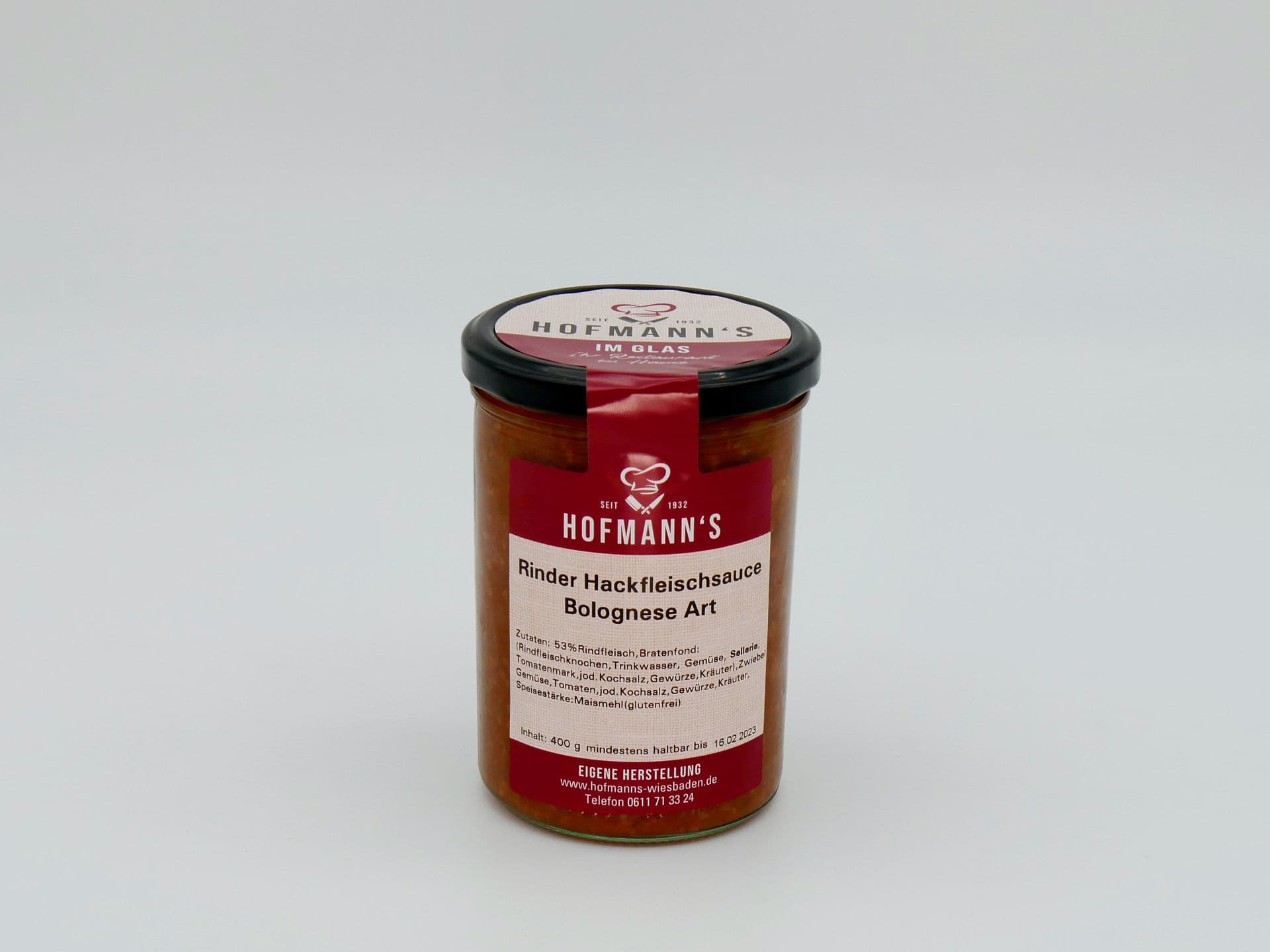 Rinder Hackfleischsauce Bolognese Art